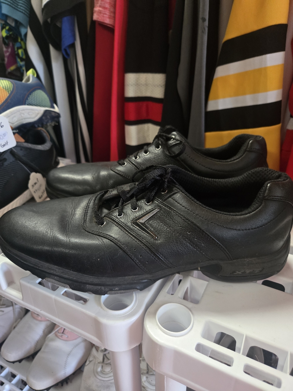 Callaway Men's Black Athletic Lace-Up  Golf Shoes